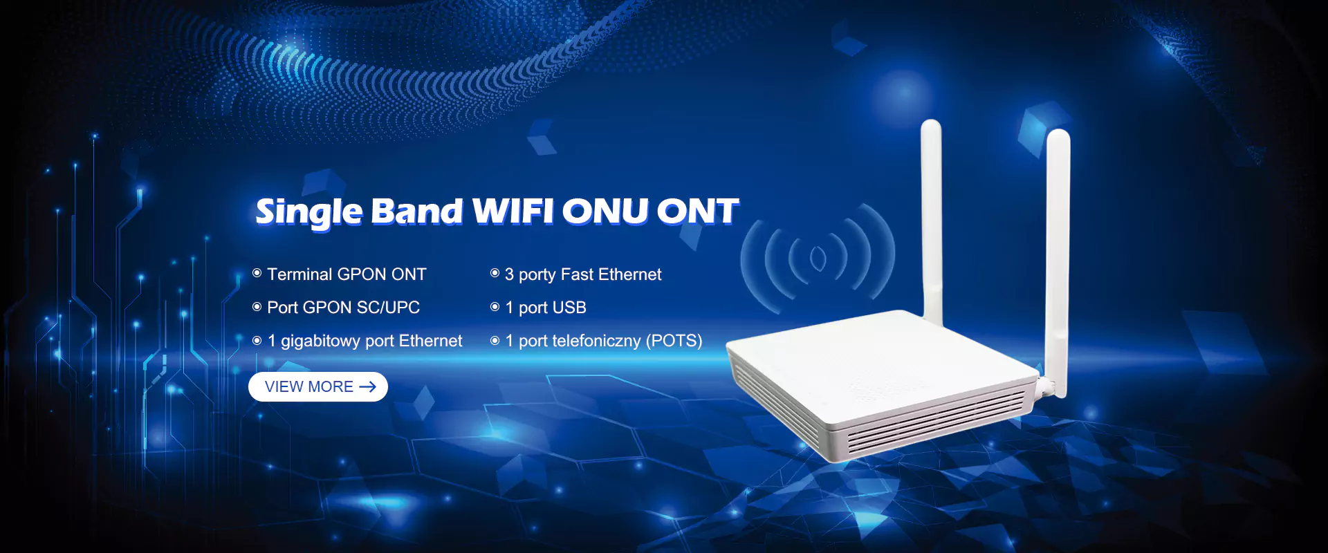 ซัพพลายเออร์ Wifi Onu Ont เดี่ยว